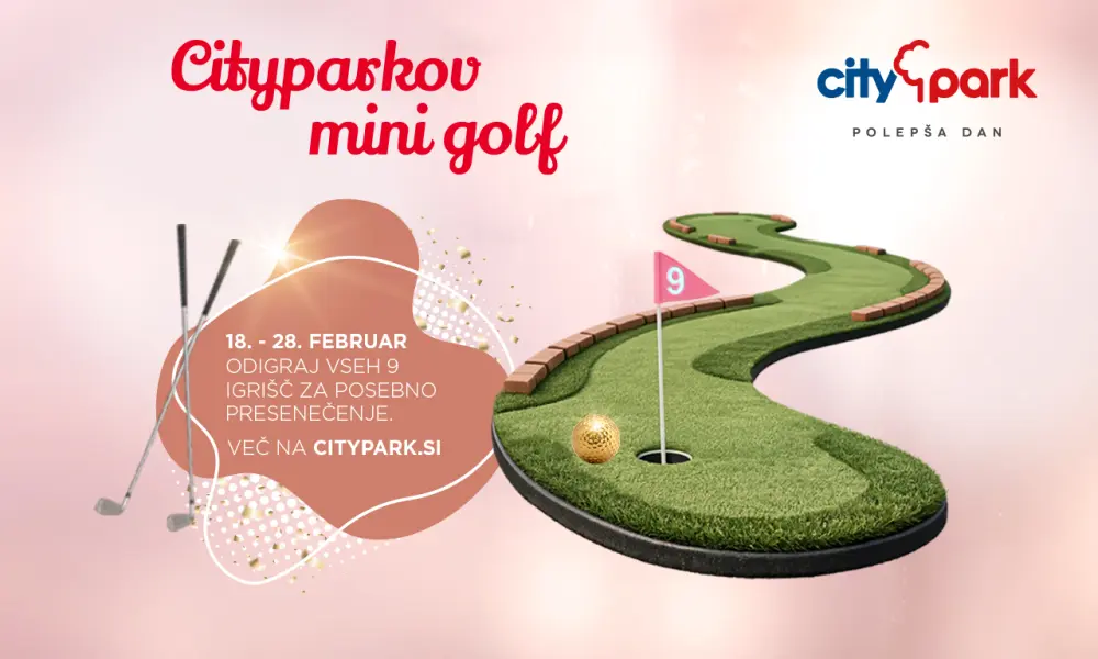 Mini golf v Cityparku